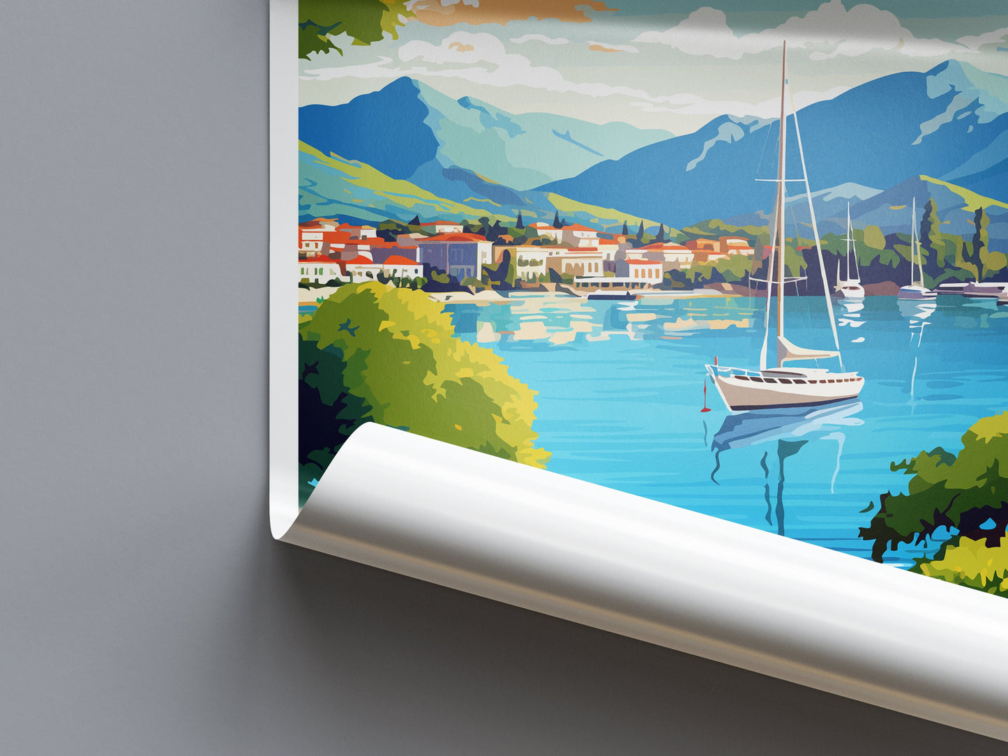 Fethiye Travel Print Wall Art Fethiye Wall Hanging Home Decoration Fethiye Gift Art Lovers Wall Art Print Art Fethiye Wall Print Turkey Art