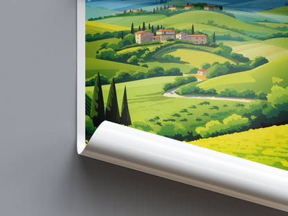 Tuscany Travel Print Wall Art Tuscany Italy Wall Hanging Home Decoration Tuscany Gift Art Lovers Wall Art Print Tuscany Italy Art Tuscany
