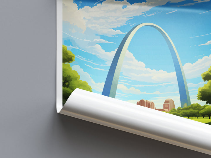Gateway Arch National Park Travel Print Wall Art Gateway Arch Wall Hanging Home Décor Gateway Arch Gift Art Lovers Art Lover Gift