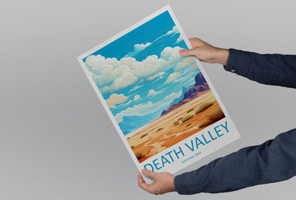 Death Valley National Park Travel Print Wall Art Death Valley Wall Hanging Home Décor Death Valley Gift Art Lovers California Art Lover Gift