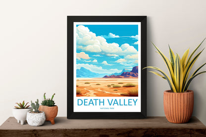 Death Valley National Park Travel Print Wall Art Death Valley Wall Hanging Home Décor Death Valley Gift Art Lovers California Art Lover Gift