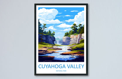 Cuyahoga Valley National Park Travel Print Wall Art Cuyahoga Valley Wall Hanging Home Décor Cuyahoga Valley Gift Art Lovers Art Lover Gift