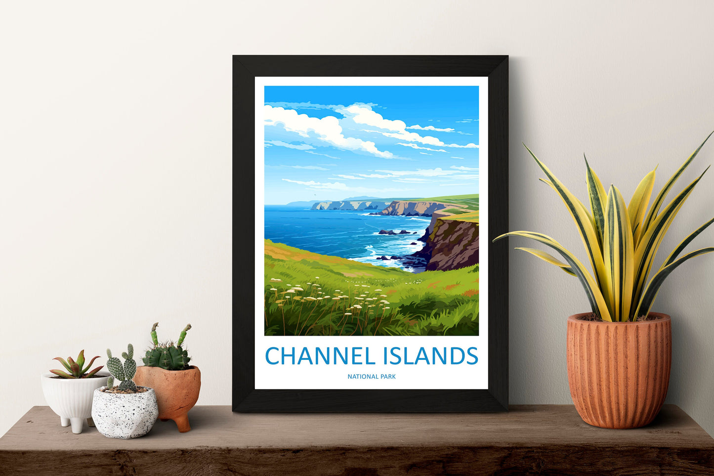 Channel Islands National Park Travel Print Wall Art Channel Islands Wall Hanging Home Décor Channel Islands Gift Art Lovers California Art