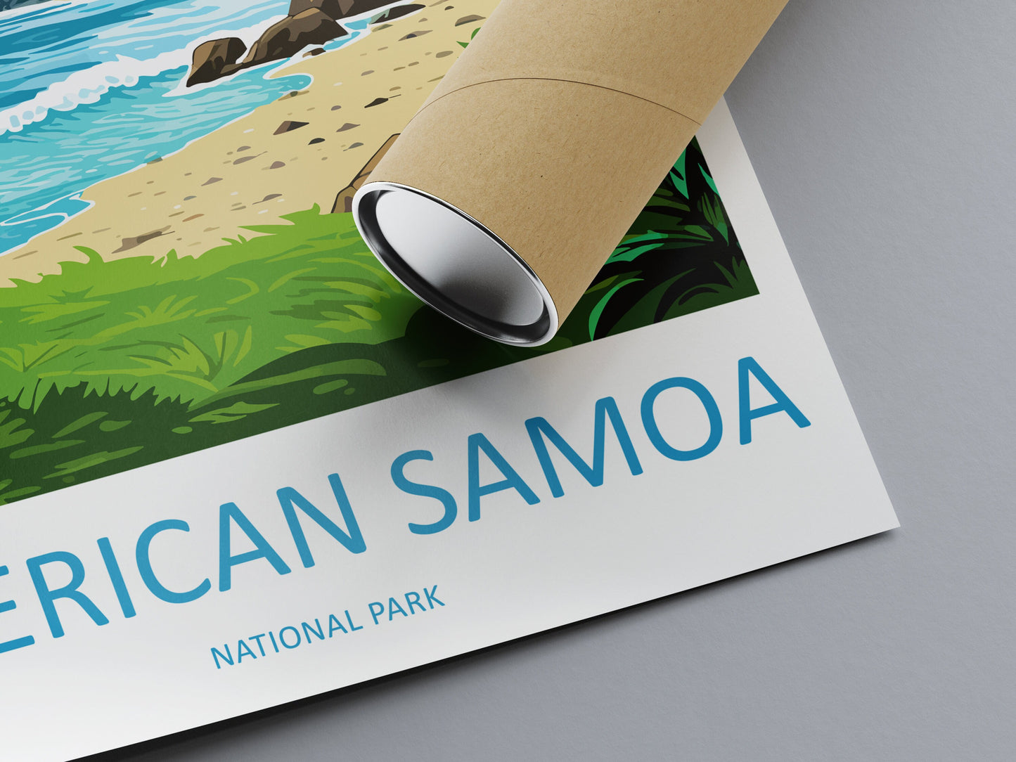 American Samoa National Park Travel Print Wall Art American Samoa National Park Wall Hanging Home Décor American Samoa National Park Gift