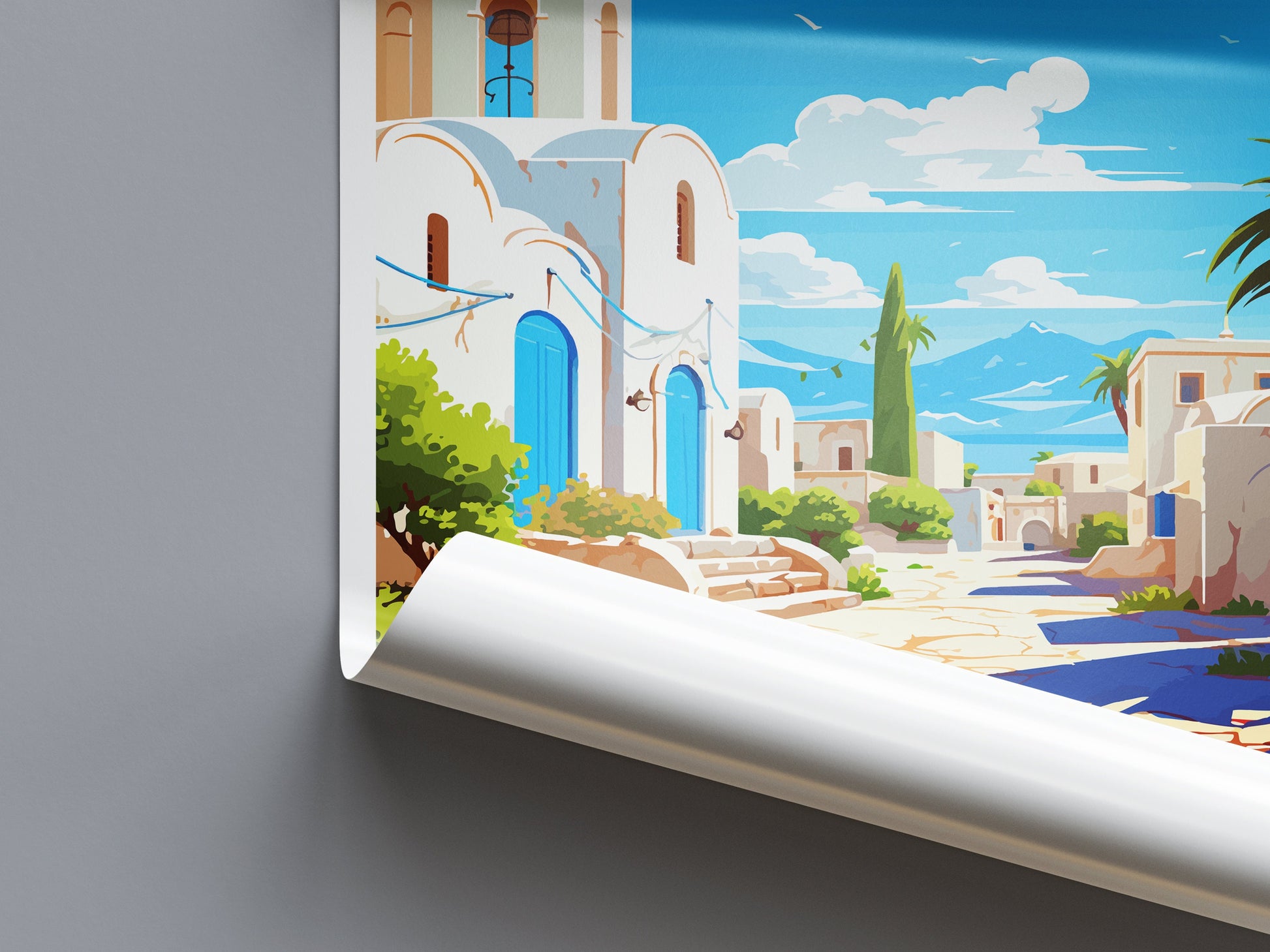 Kos Travel Print Wall Art Kos Wall Hanging Home Decoration Kos Gift Art Lovers Wall Art Print Kos Print