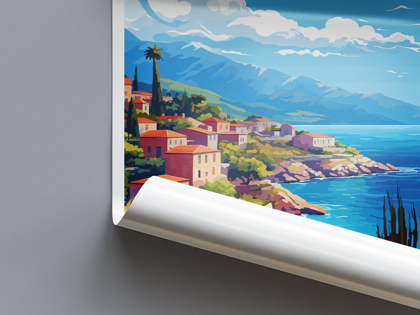 Kefalonia Travel Print Wall Art Kefalonia Greece Wall Hanging Home Decoration Kefalonia Gift Art Lovers Wall Art Print Kefalonia Wall Décor