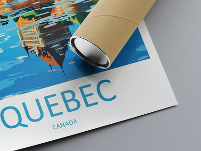 Quebec City Travel Print Wall Art Quebec City Wall Hanging Home Décor Quebec City Gift Art Lovers Canada Art Lover Gift Quebec City Gift