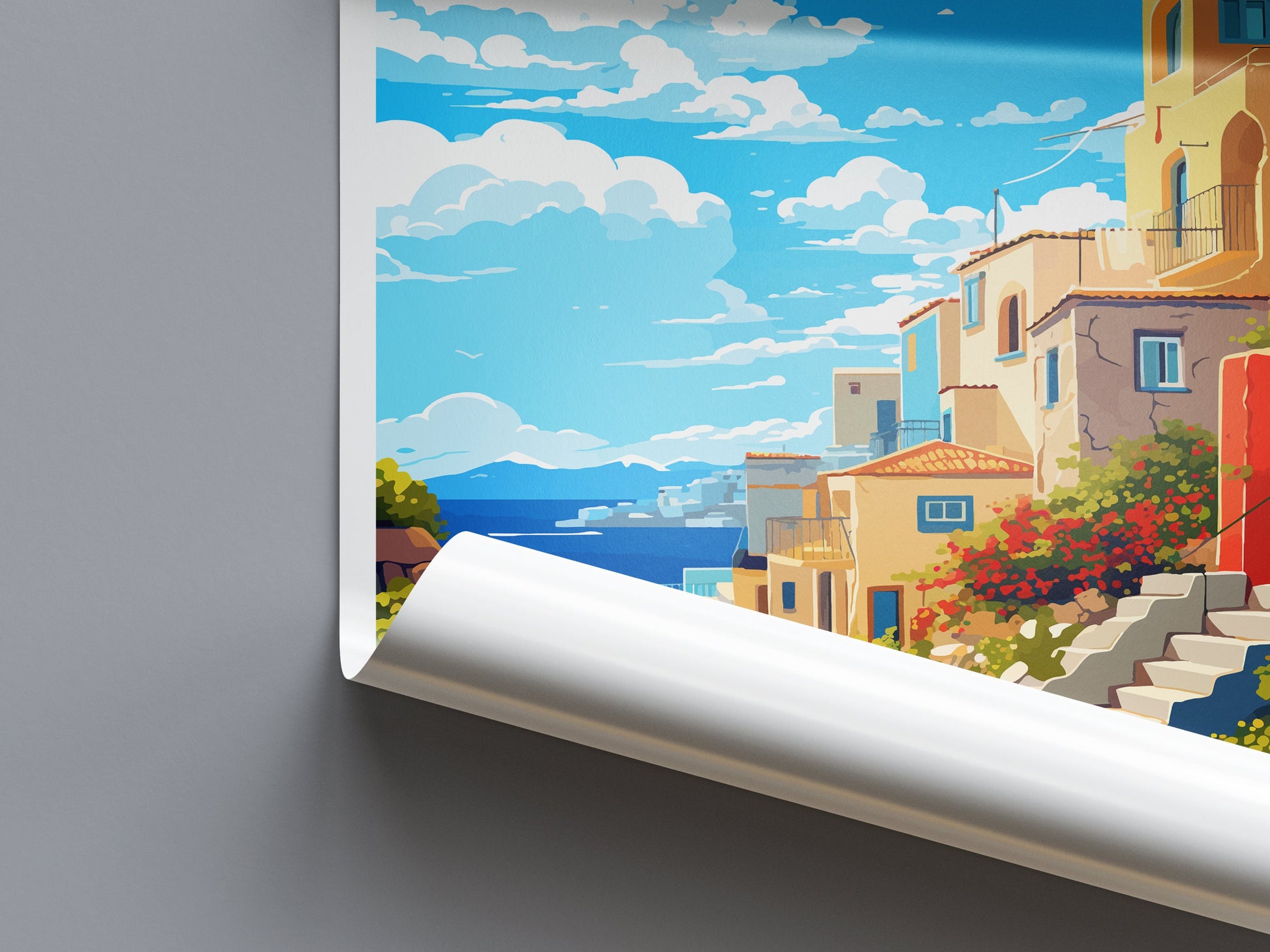 Elafonisos Travel Print Wall Art Elafonisos Greece Wall Hanging Home Decoration Elafonisos Gift Art Lovers Wall Art Print Elafonisos Greece