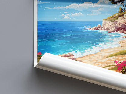 Halkidiki Travel Print Wall Art Halkidiki Wall Hanging Home Decoration Halkidiki Gift Art Lovers Wall Art Print Greece
