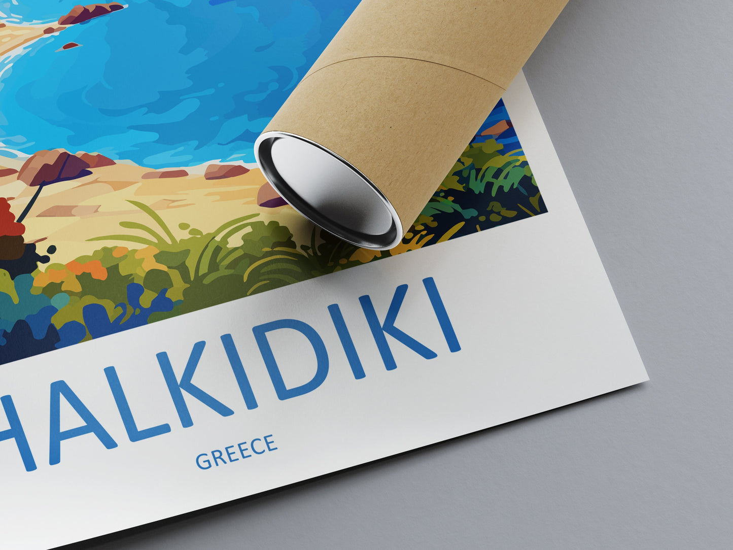 Halkidiki Travel Print Wall Art Halkidiki Wall Hanging Home Decoration Halkidiki Gift Art Lovers Wall Art Print Greece