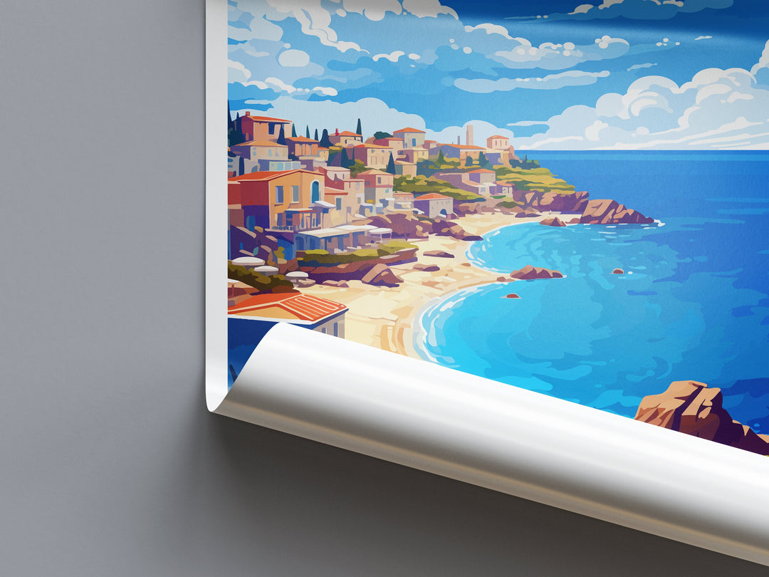 Halkidiki Travel Print Wall Art Halkidiki Wall Hanging Home Decoration Halkidiki Gift Art Lovers Wall Art Print Greece