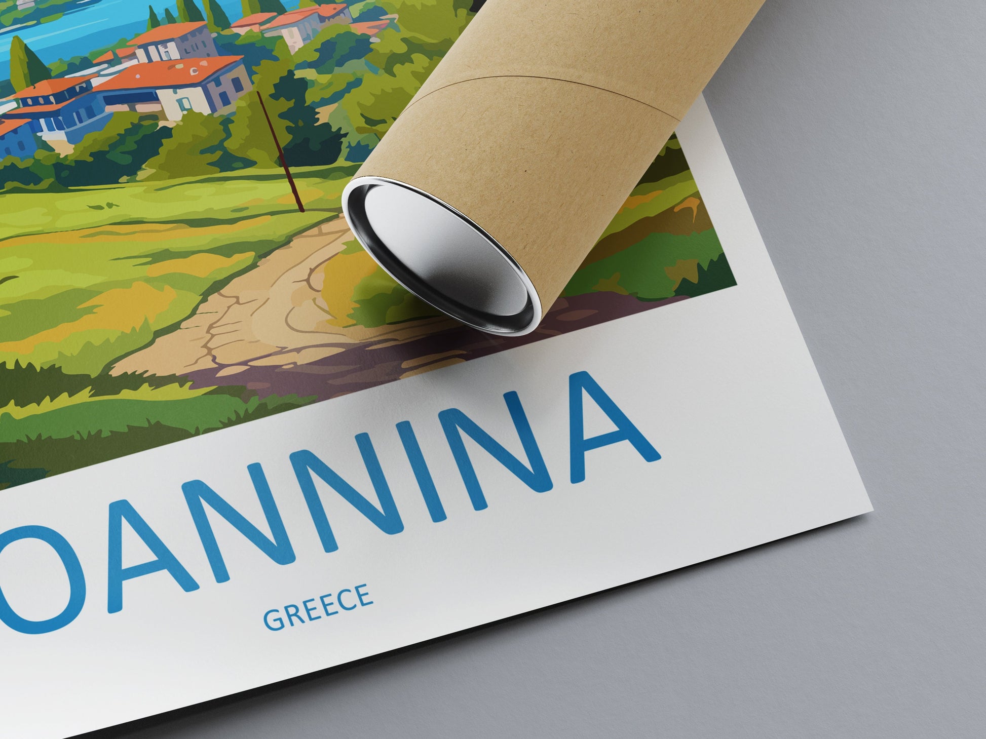 Loannina Travel Print Wall Art Loannina Greece Wall Hanging Home Decoration Loannina Gift Art Lovers Wall Art Print Loannina Greece Wall Art