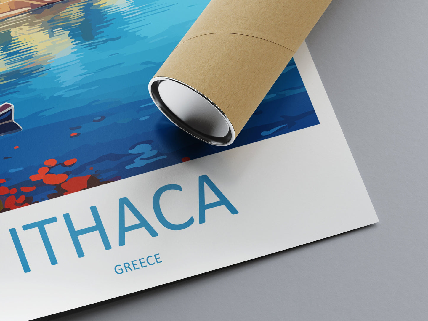 Ithaca Travel Print Wall Art Ithaca Greece Wall Hanging Home Decoration Ithaca Gift Art Lovers Wall Art Print Ithaca Greece Wall Art