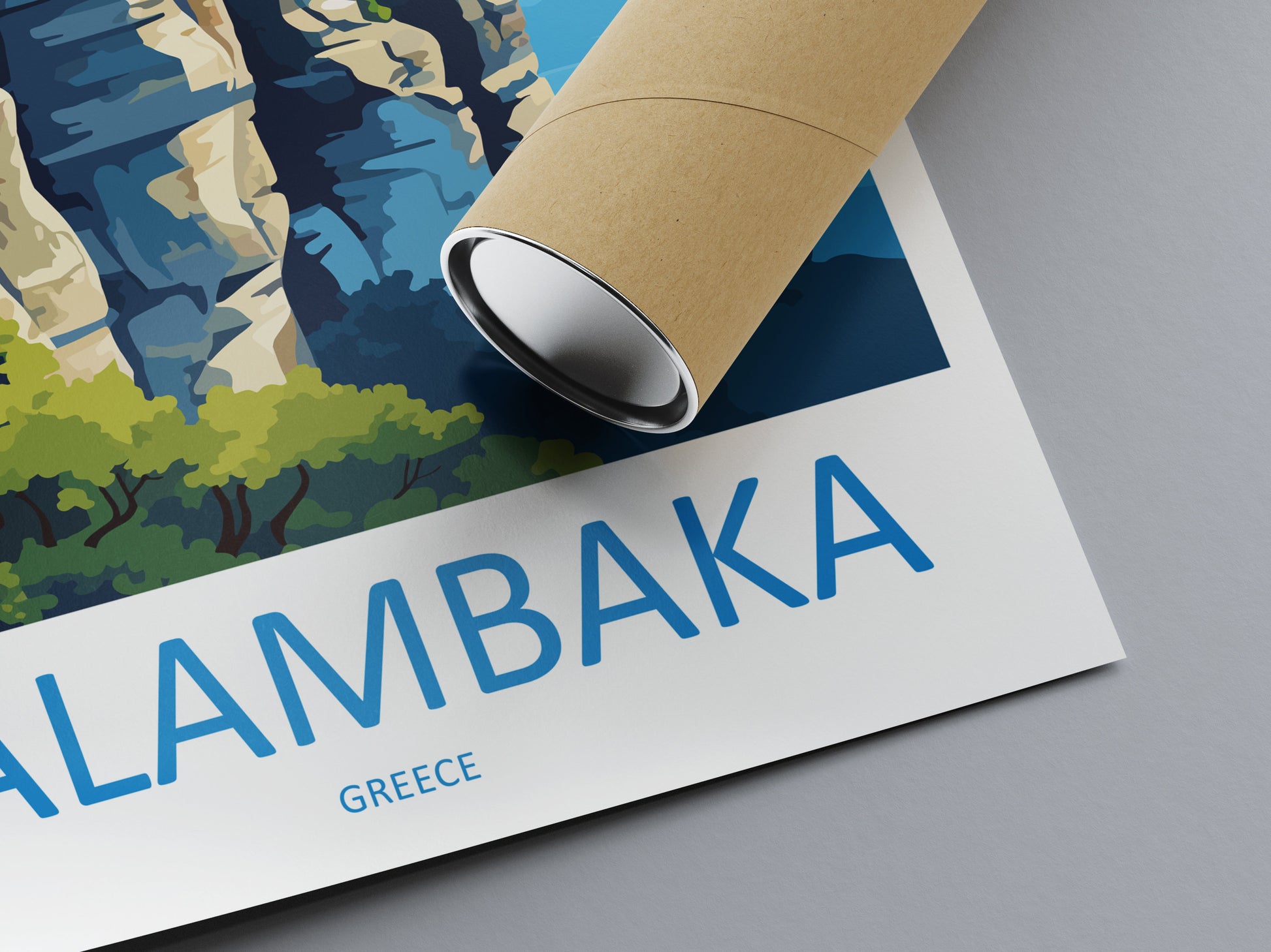 Kalambaka Travel Print Wall Art Kalambaka Greece Wall Hanging Home Decoration Kalambaka Gift Art Lovers Wall Art Print Kalambaka Greece