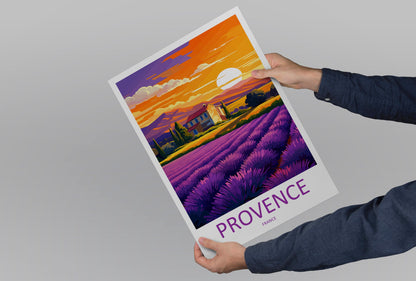 Provence Travel Print Wall Art Provence Wall Hanging Home Décor Provence Gift Art Lovers France Art Lover Gift Provence Art Provence Art