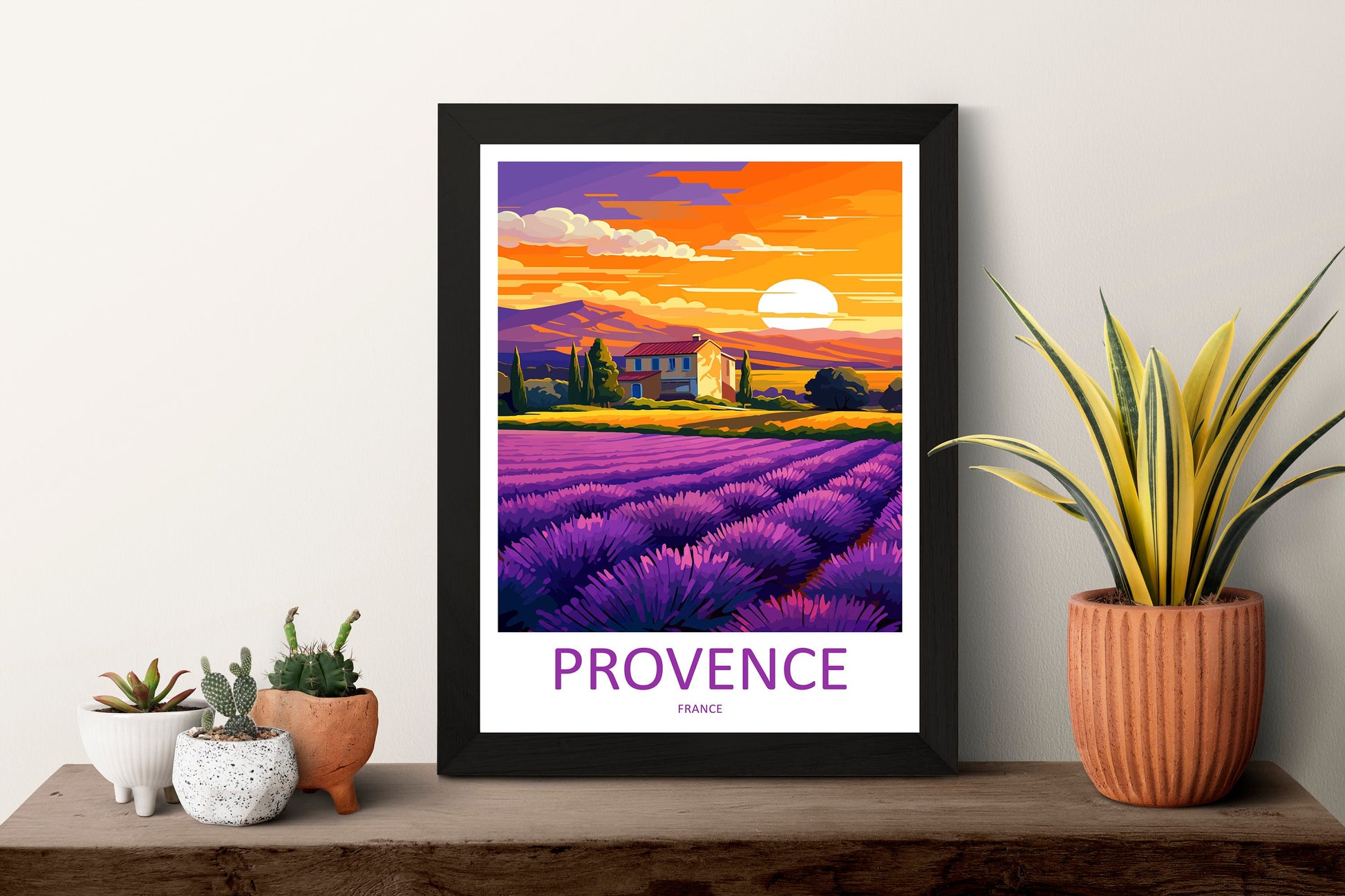 Provence Travel Print Wall Art Provence Wall Hanging Home Décor Provence Gift Art Lovers France Art Lover Gift Provence Art Provence Art