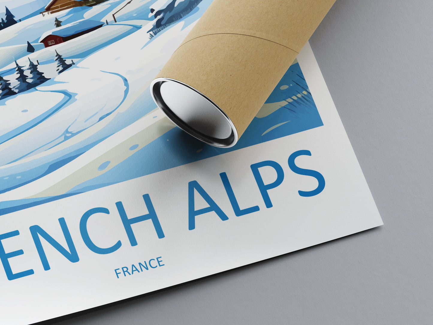 French Alps Travel Print Wall Art French Alps Wall Hanging Home Décor French Alps Gift Art Lovers France Art French Alps Art