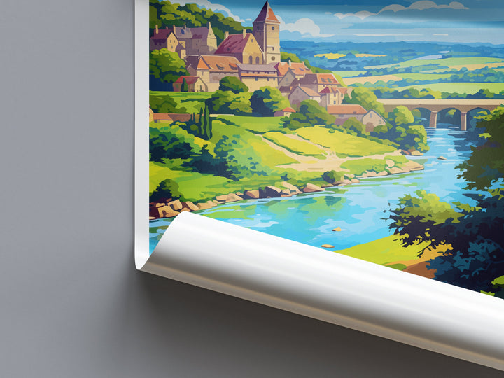 Dordogne Travel Print Wall Art Dordogne Wall Hanging Home Decoration Dordogne Gift Art Lovers Wall Art Print Art Dordogne Wall Hanging Art