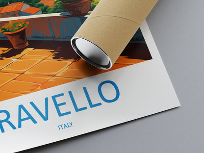 Ravello Travel Print Wall Art Ravello Wall Hanging Home Décor Ravello Gift Art Lovers Italy Art Lover Gift Ravello Print Ravello Italy Art