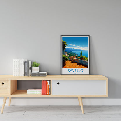 Ravello Travel Print Wall Art Ravello Wall Hanging Home Décor Ravello Gift Art Lovers Italy Art Lover Gift Ravello Print Ravello Italy Art