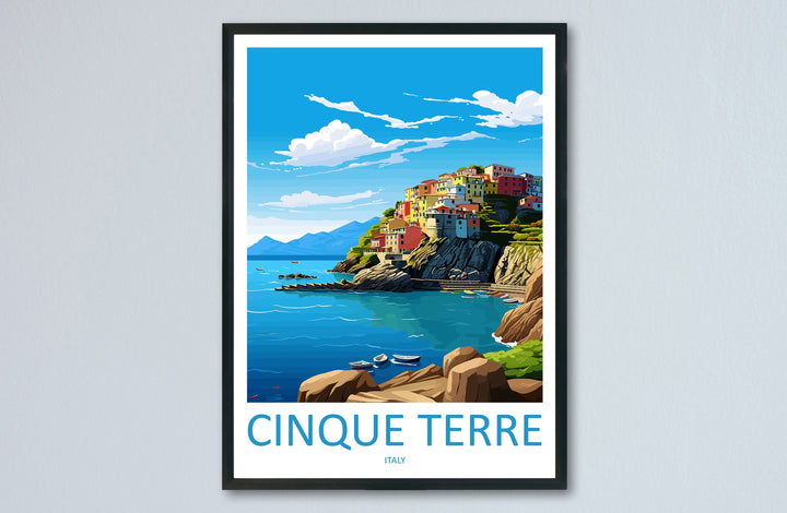 Cinque Terre Travel Print Wall Art Cinque Terre Italy Wall Hanging Home Decoration Cinque Terre Gift Art Lovers Wall Art Print Patmos Italy