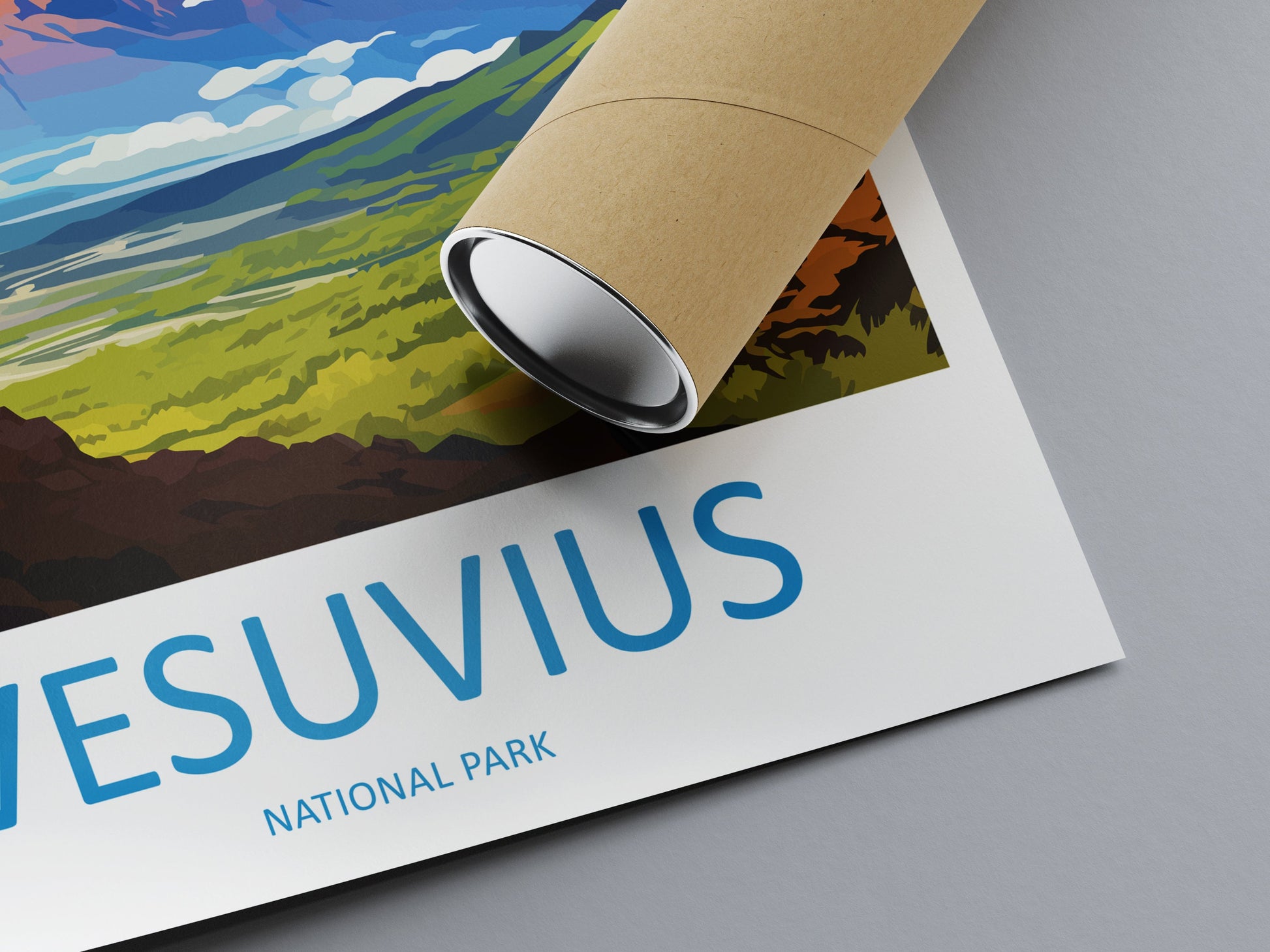Vesuvius Travel Print Wall Art Vesuvius Italy Wall Hanging Home Decor Vesuvius Gift Art Lovers Wall Art Print Italy
