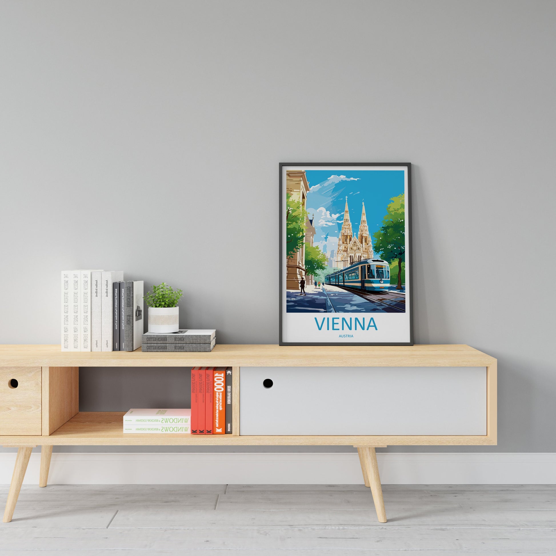 Vienna Travel Print Wall Art Vienna Wall Hanging Home Décor Vienna Gift Art Lovers Austria Art Lover Gift Vienna Travel Poster