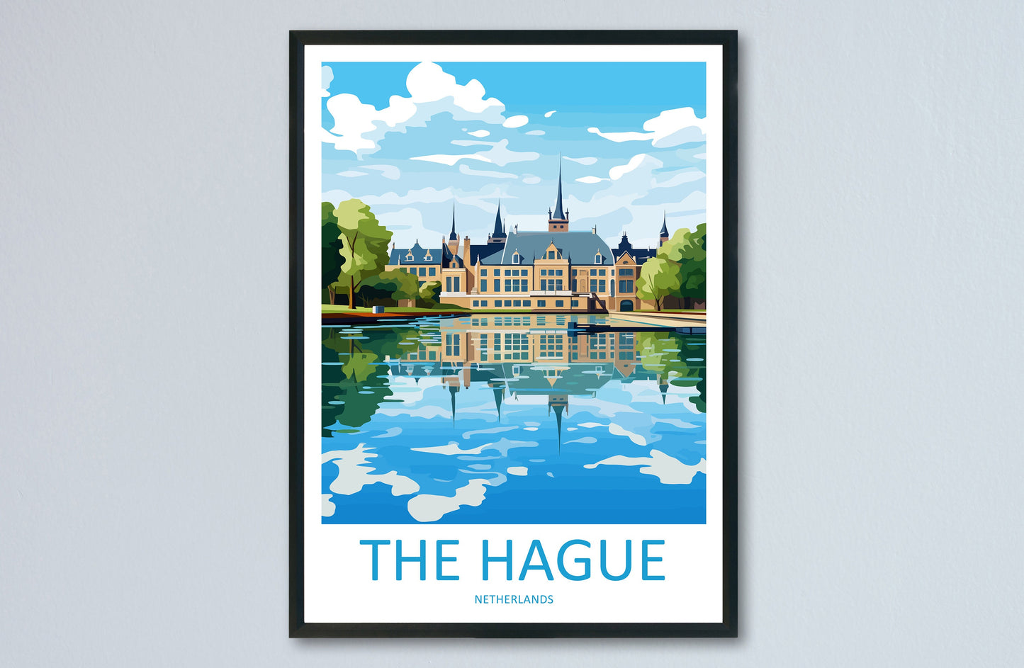 The Hague Travel Print Wall Art The Hague Wall Hanging Home Decoration The Hague Gift Art Lovers Wall Art Print The Hague Wall Décor Poster