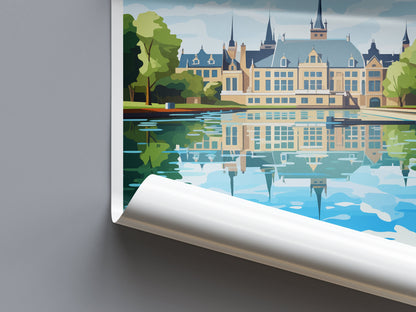 The Hague Travel Print Wall Art The Hague Wall Hanging Home Decoration The Hague Gift Art Lovers Wall Art Print The Hague Wall Décor Poster