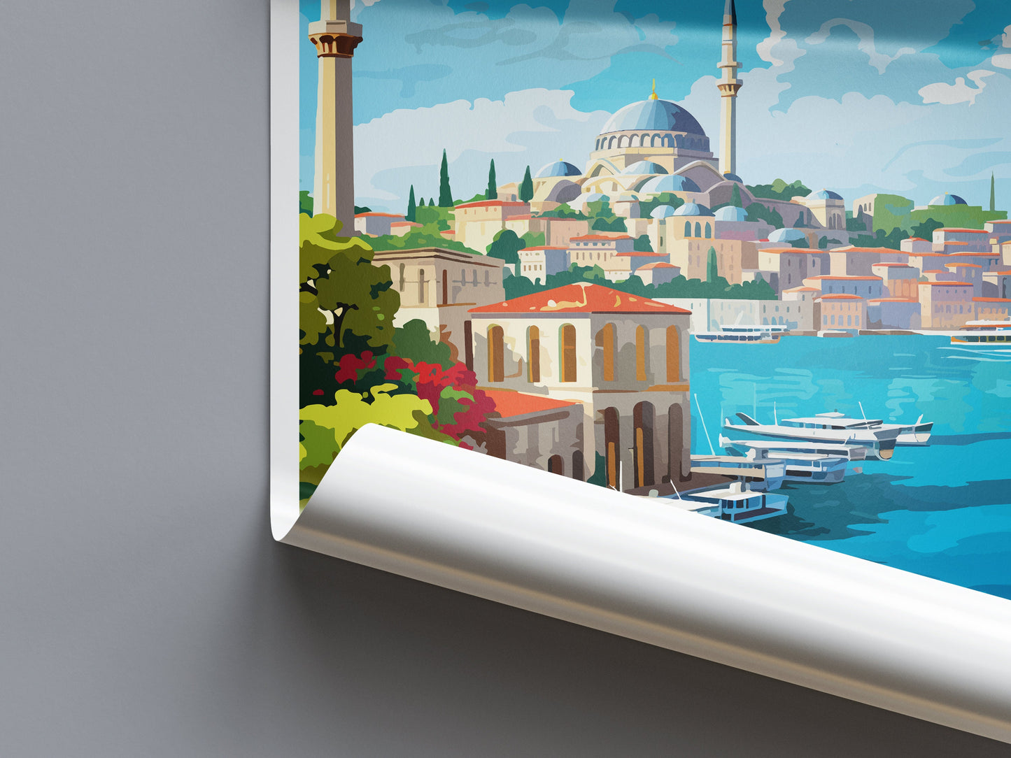 Istanbul Travel Print Wall Art Istanbul Wall Hanging Home Decoration Istanbul Gift Art Lovers Wall Art Print Art Istanbul Wall Print Turkey