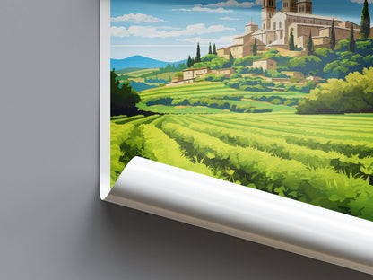 Assisi Travel Print Wall Art Assisi Wall Hanging Home Décor Assisi Gift Art Lovers Italy Art Lover Gift Assisi Print Assisi Travel Gift Art