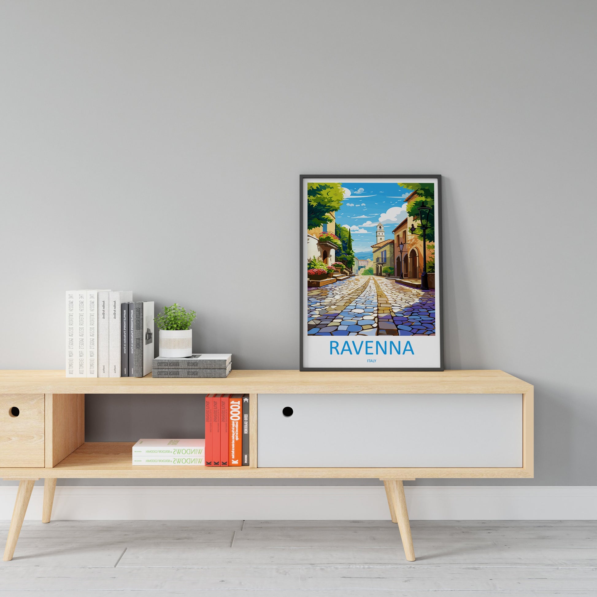 Ravenna Travel Print Wall Art Ravenna Wall Hanging Home Décor Ravenna Gift Art Lovers Italy Art Lover Gift Ravenna Print Ravenna Italy Art