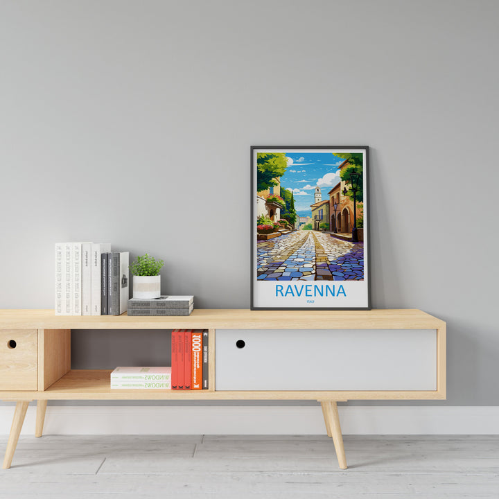 Ravenna Travel Print Wall Art Ravenna Wall Hanging Home Décor Ravenna Gift Art Lovers Italy Art Lover Gift Ravenna Print Ravenna Italy Art