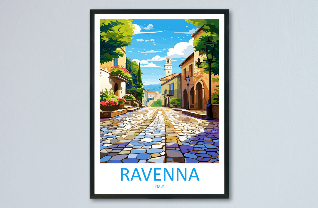 Ravenna Travel Print Wall Art Ravenna Wall Hanging Home Décor Ravenna Gift Art Lovers Italy Art Lover Gift Ravenna Print Ravenna Italy Art