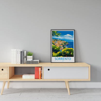 Sorrento Travel Print Wall Art Sorrento Wall Hanging Home Décor Sorrento Gift Art Lovers Italy Art Lover Gift Sorrento Print Sorrento Art