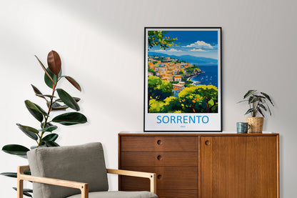 Sorrento Travel Print Wall Art Sorrento Wall Hanging Home Décor Sorrento Gift Art Lovers Italy Art Lover Gift Sorrento Print Sorrento Art