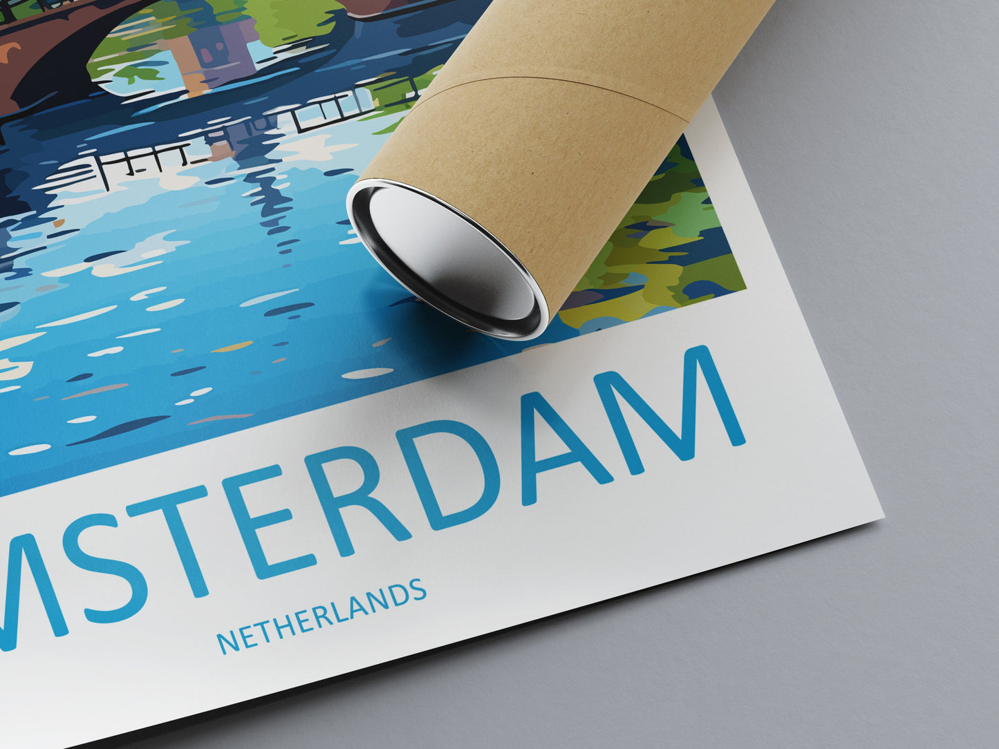 Amsterdam Travel Print Wall Art Amsterdam Wall Hanging Home Décor Amsterdam Gift Art Lovers Netherlands Art Lover Gift Amsterdam Decor