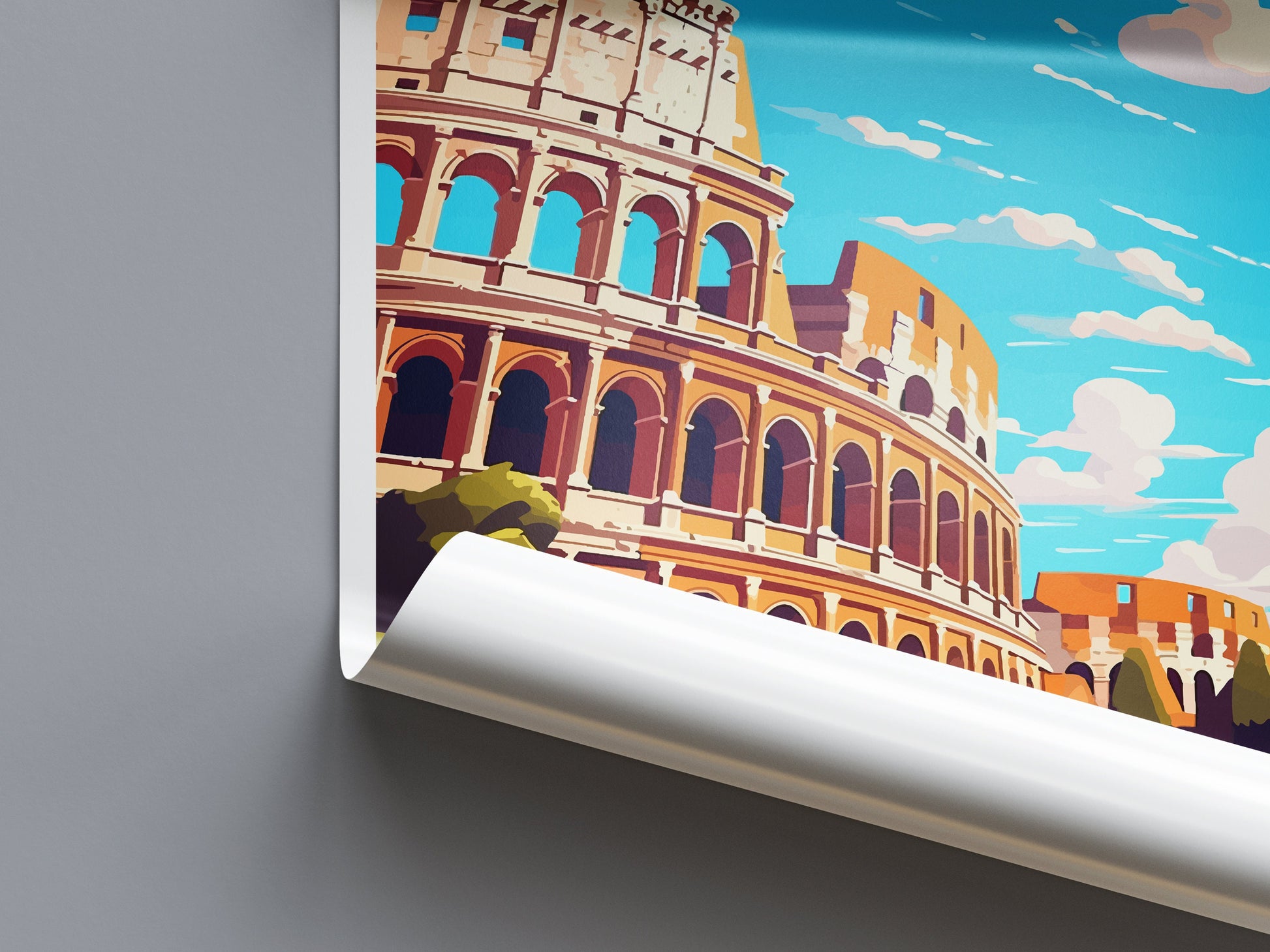 Rome Travel Print Wall Art Rome Wall Hanging Home Décor Rome Gift Art Lovers Italy Art Lover Gift Rome Print Italy Wall Art Decor