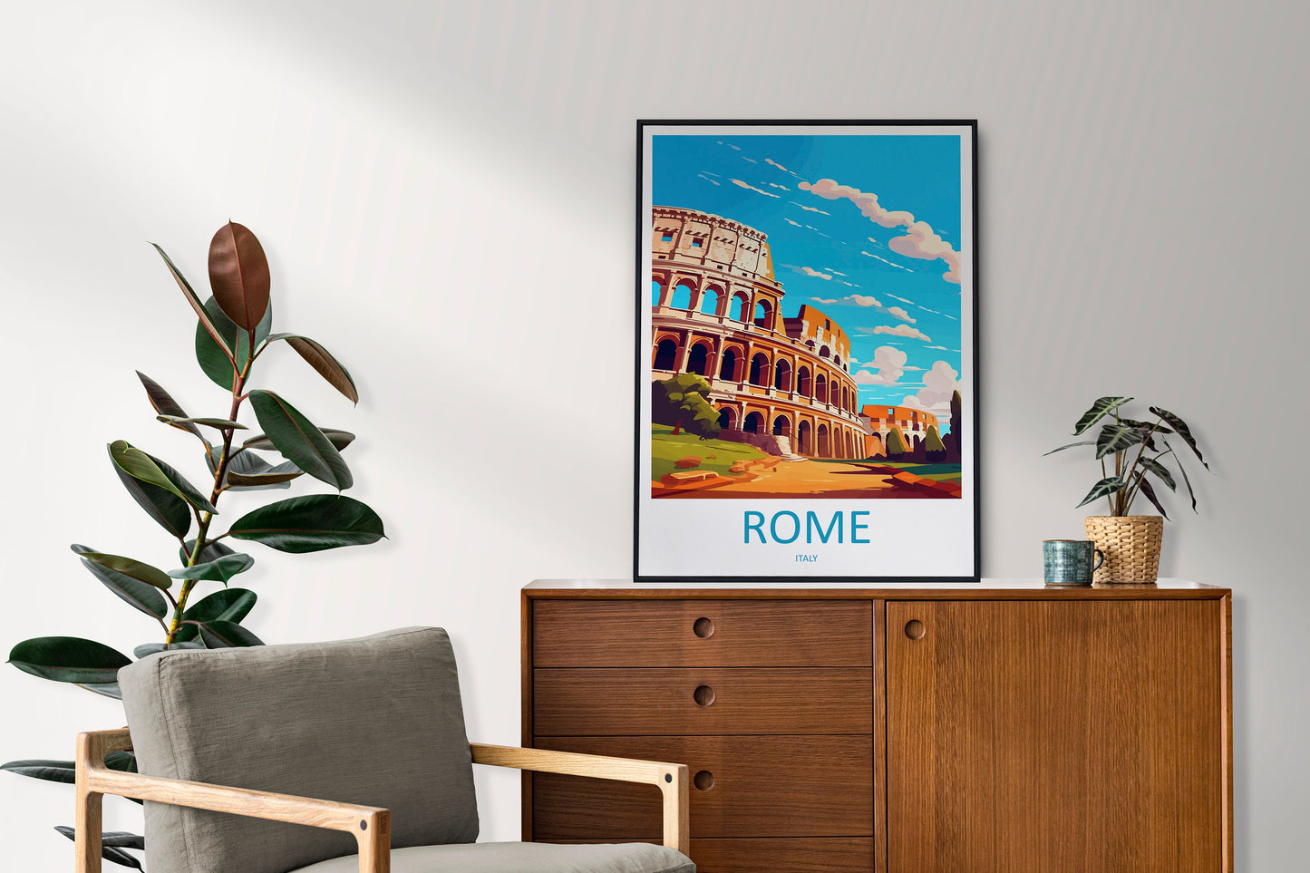 Rome Travel Print Wall Art Rome Wall Hanging Home Décor Rome Gift Art Lovers Italy Art Lover Gift Rome Print Italy Wall Art Decor