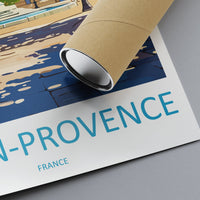 Aix En Provence Travel Print Wall Art Aix En Provence Wall Hanging Home Décor Aix En Provence Gift Art Lovers France Art Lover Gift