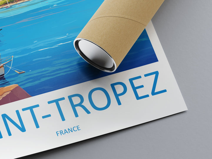 Saint-Tropez Print Saint-Tropez Home Decor Cityscape Art Print Saint-Tropez Wall Art Travel Enthusiast Gift Wall Hanging Saint-Tropez France