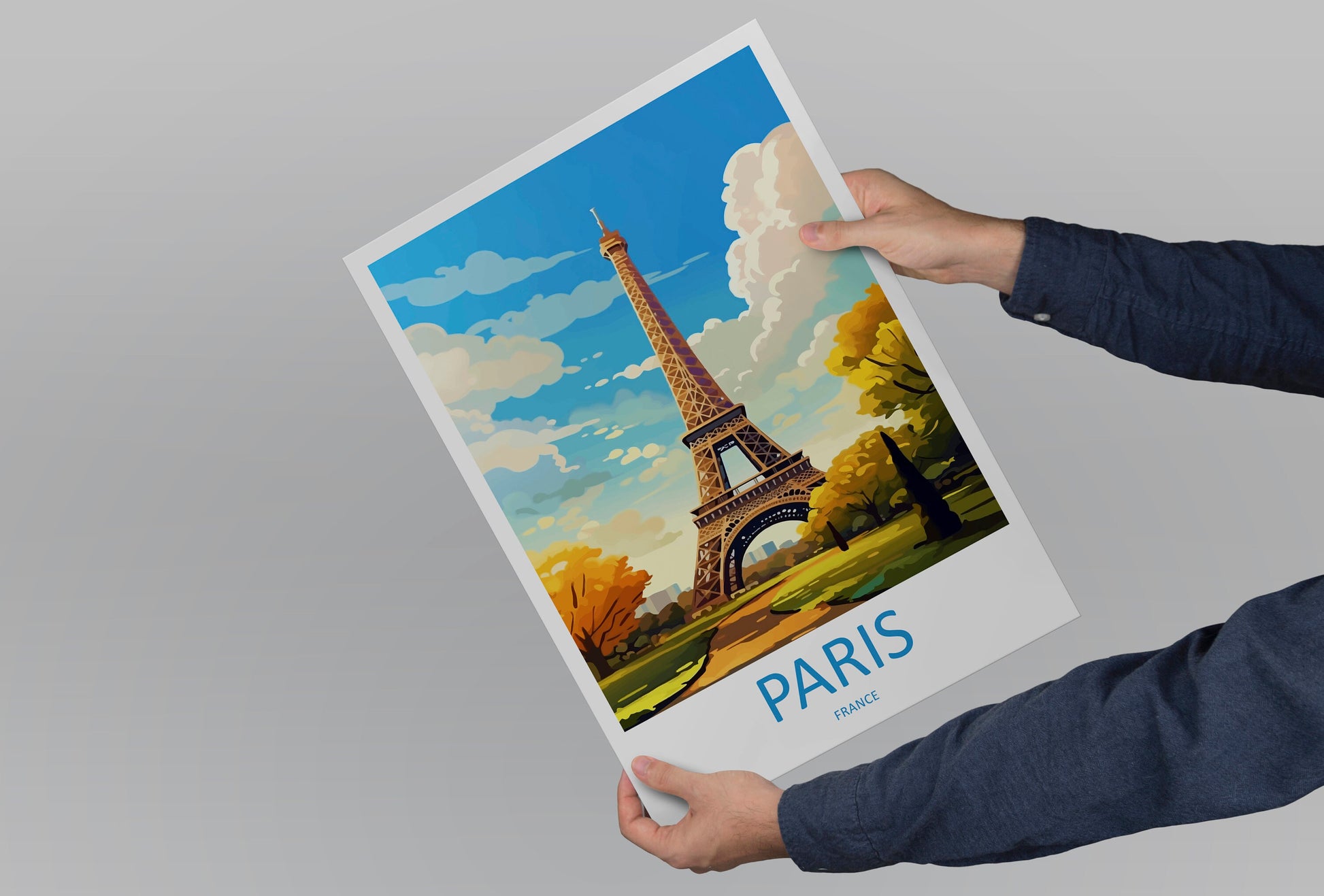 Paris Travel Print Wall Art Paris Wall Hanging Home Décor Paris Gift Art Lovers France Art Lover Gift Paris Print France Wall Art Décor