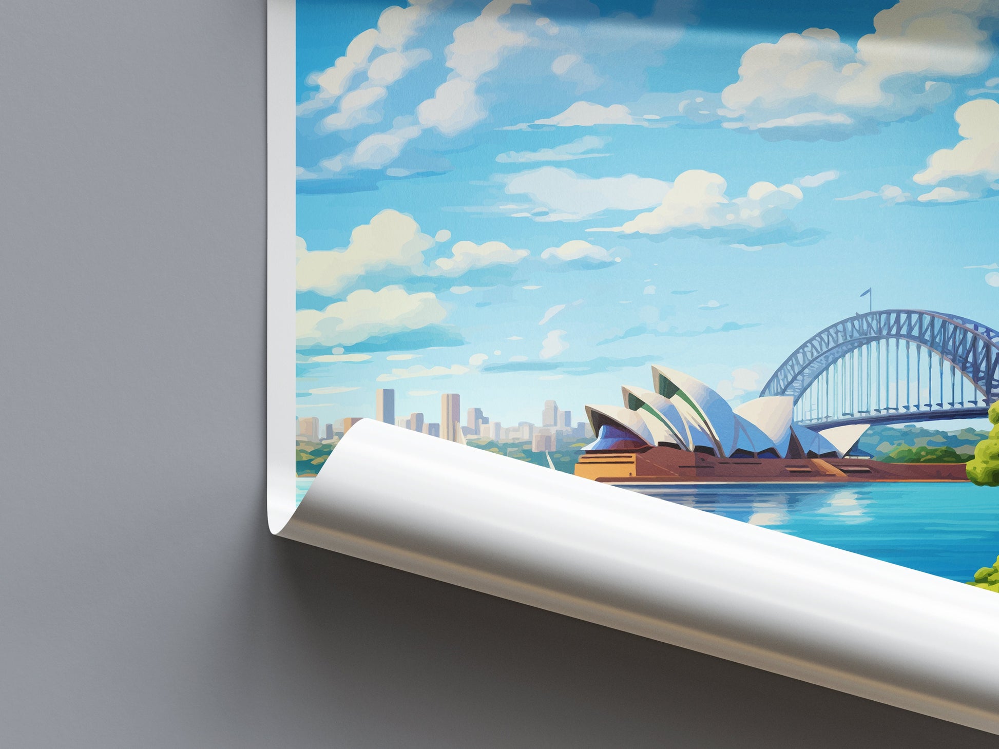 Sydney Opera House Travel Print Wall Art Sydney Opera House Wall Hanging Home Décor Sydney Gift Art Lovers Wall Art Australia Poster Decor