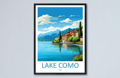 Lake Garda Travel Print Wall Art Lake Garda Wall Hanging Home Decoration Lake Garda Gift Art Lovers Wall Art Print Art Lake Garda Travel Art