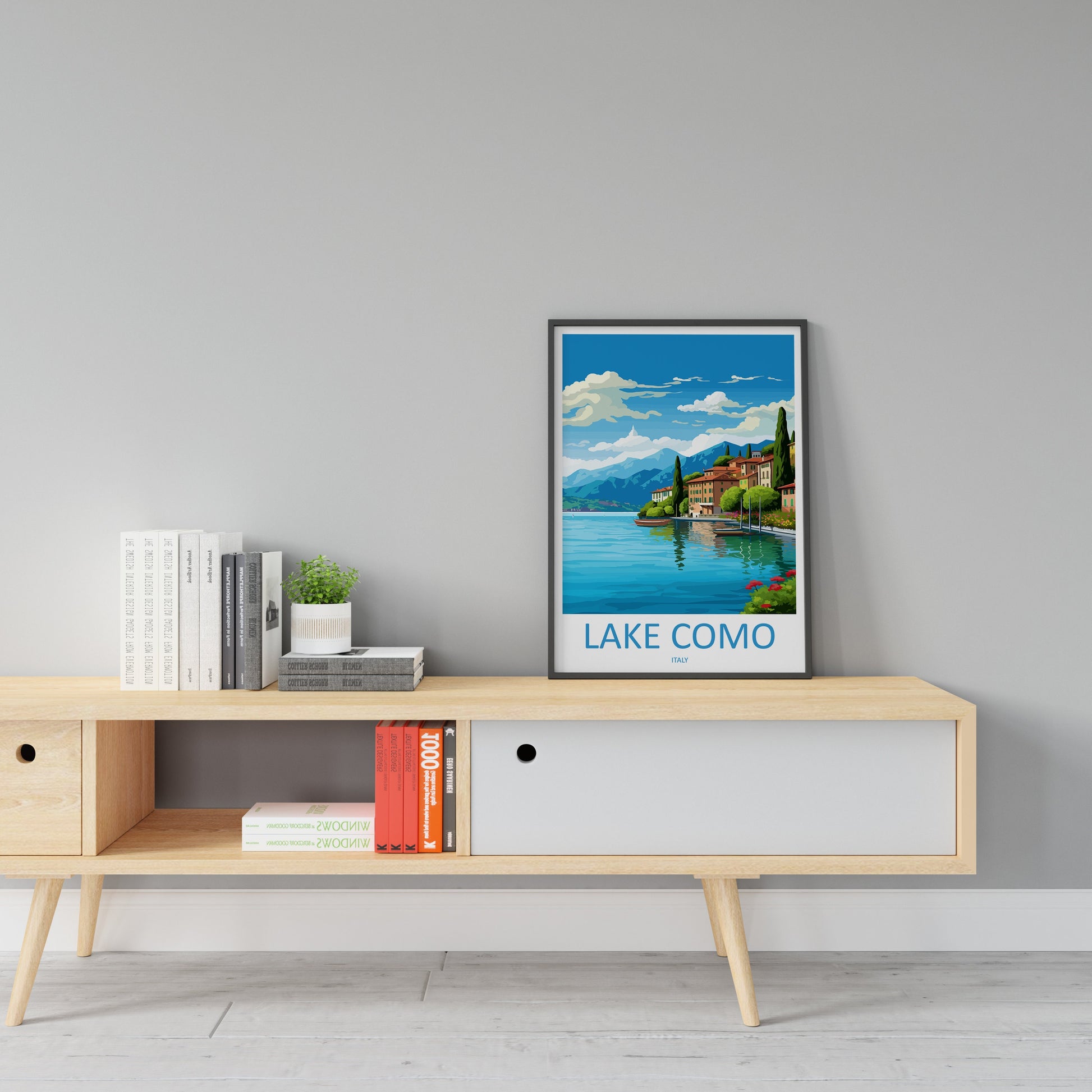 Lake Garda Travel Print Wall Art Lake Garda Wall Hanging Home Decoration Lake Garda Gift Art Lovers Wall Art Print Art Lake Garda Travel Art