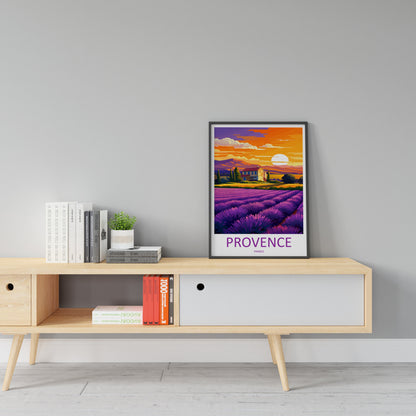 Provence Travel Print Wall Art Provence Wall Hanging Home Décor Provence Gift Art Lovers France Art Lover Gift Provence Art Provence Art