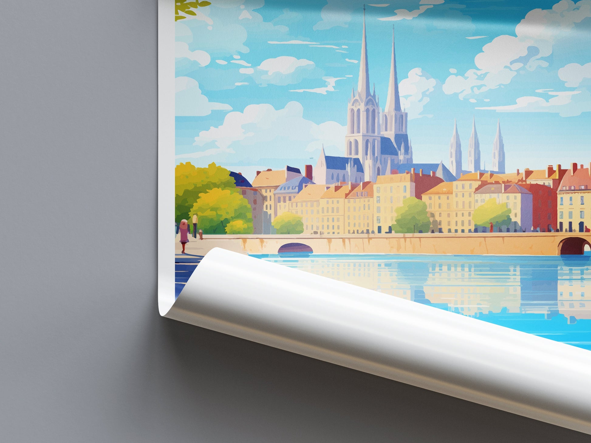 Nantes Travel Print Wall Art Nantes Wall Hanging Home Decoration Nantes Gift Art Lovers Wall Art Print Art Nantes Wall Hanging Art Poster