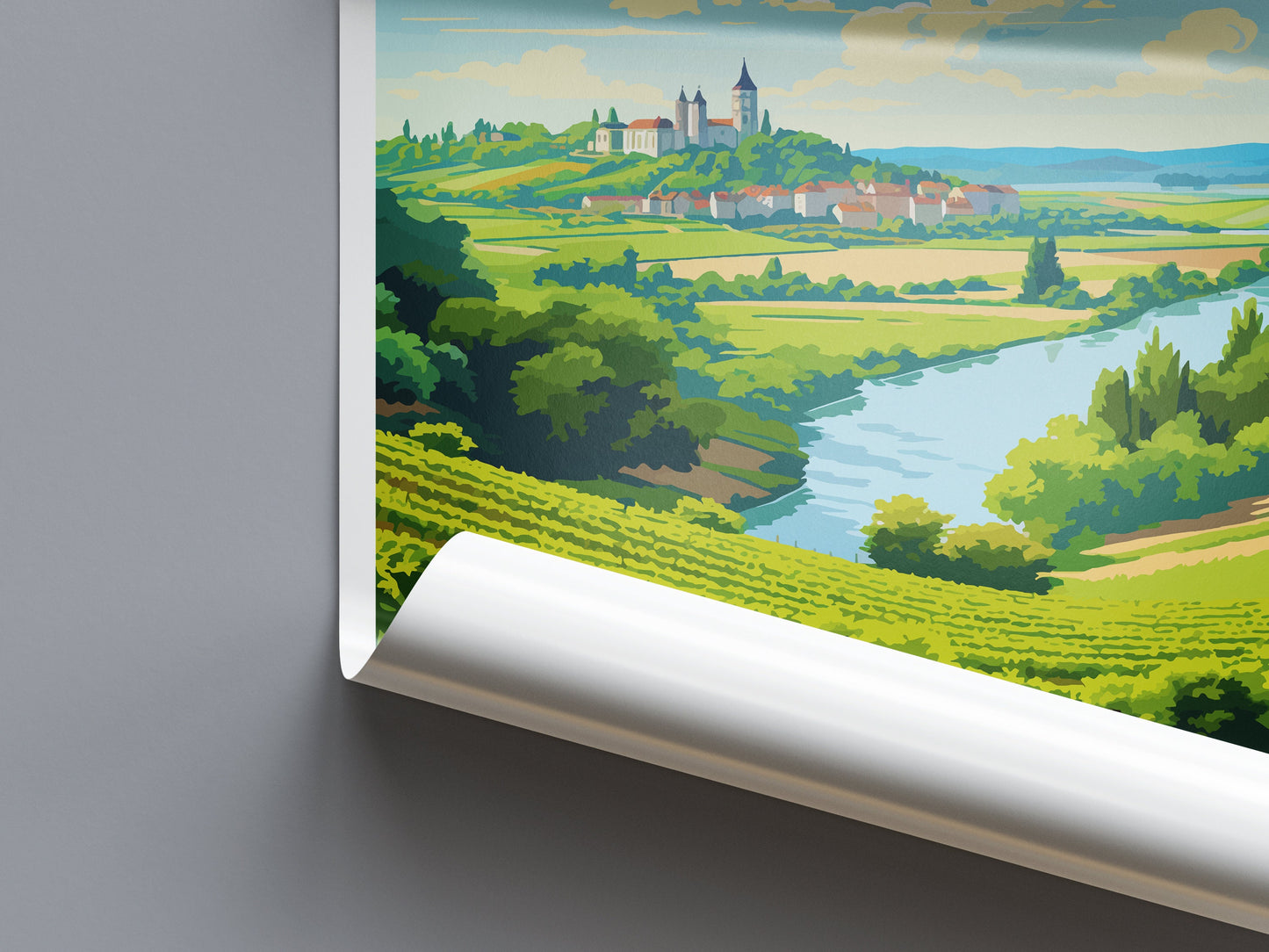 Loire Valley Travel Print Wall Art Loire Valley Wall Hanging Home Décor Loire Valley Gift Art Lovers France Art Lover Gift Loire Valley Art
