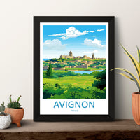 Avignon Print Avignon Home Decor Landscape Art Print Avignon Wall Art for France Enthusiast Gift Wall Hanging Avignon France Wall Poster Art