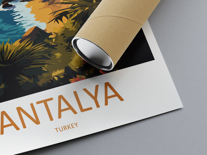 Antalya Travel Print Wall Art Antalya Wall Hanging Home Decoration Antalya Gift Art Lovers Wall Art Print Art Antalya Wall Print Turkey Art